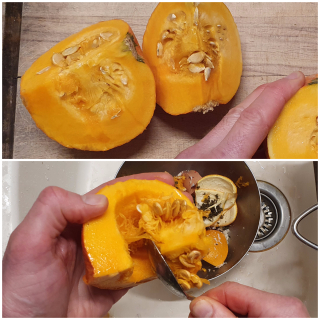 Tarte potimarron épinards - Instruction 0