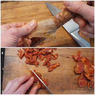 Fusilli aux câpres et au chorizo - Instruction 0