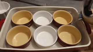 Flan de Potimarron en ramequin, sauce au fromage - Instruction 6