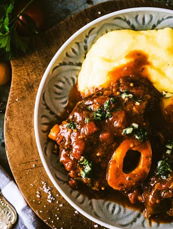 Mon Osso Buco de veau à la Milanaise