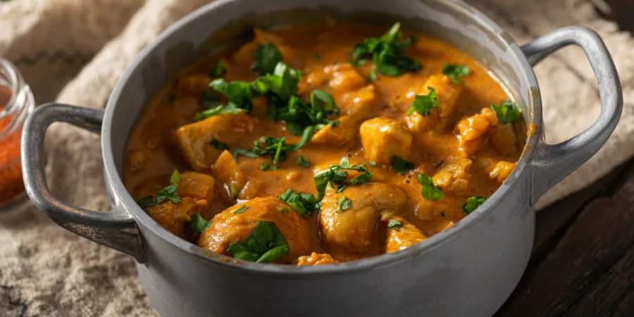 Curry d&rsquo;agneau au lait de coco