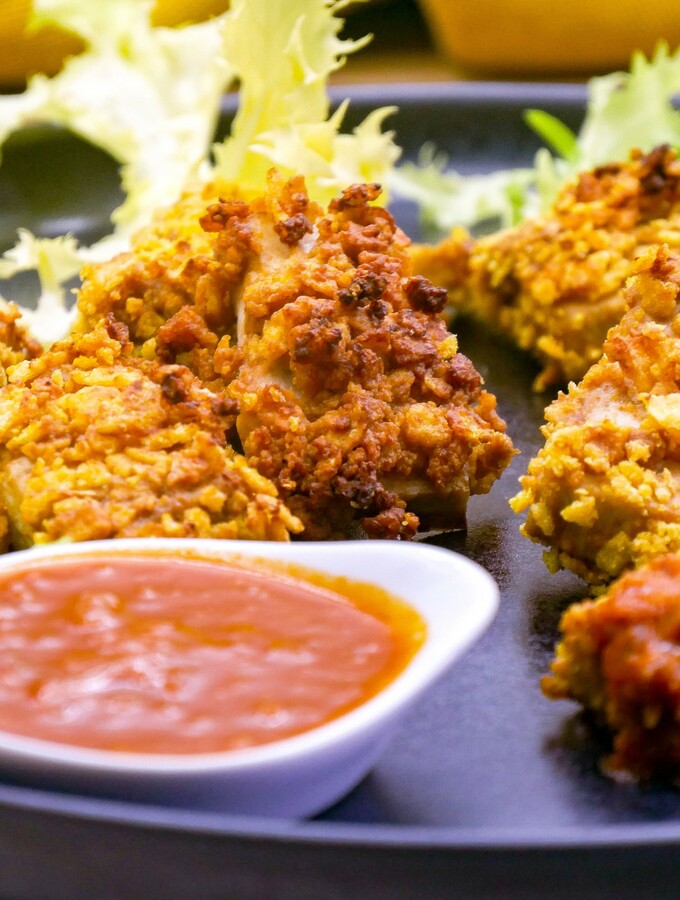 Nuggets de Tofu, sauce barbecue maison
