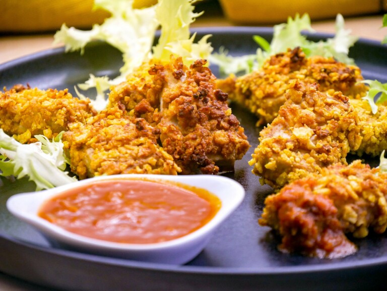 Nuggets de Tofu, sauce barbecue maison