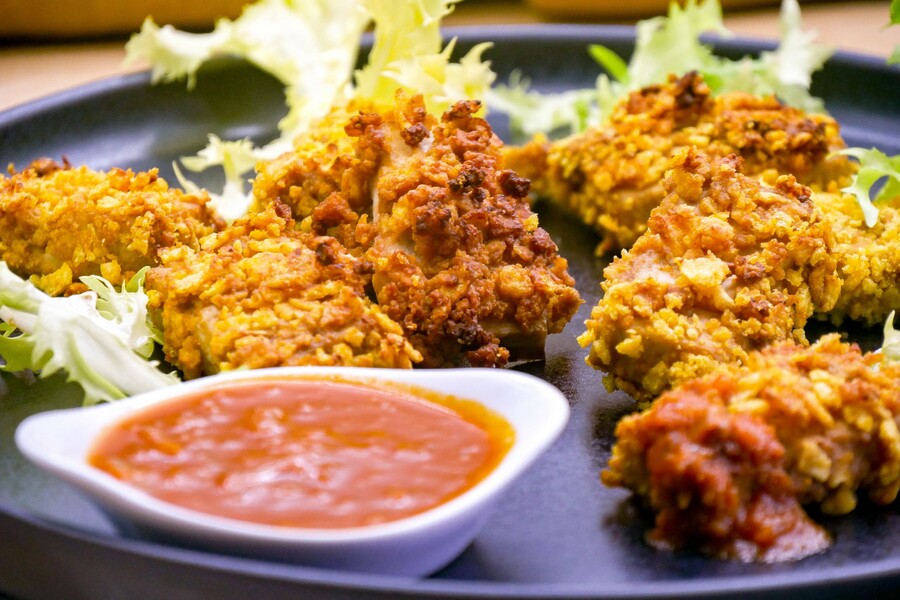 Nuggets de Tofu, sauce barbecue maison