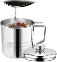 récipient filtrant pour huile de friture