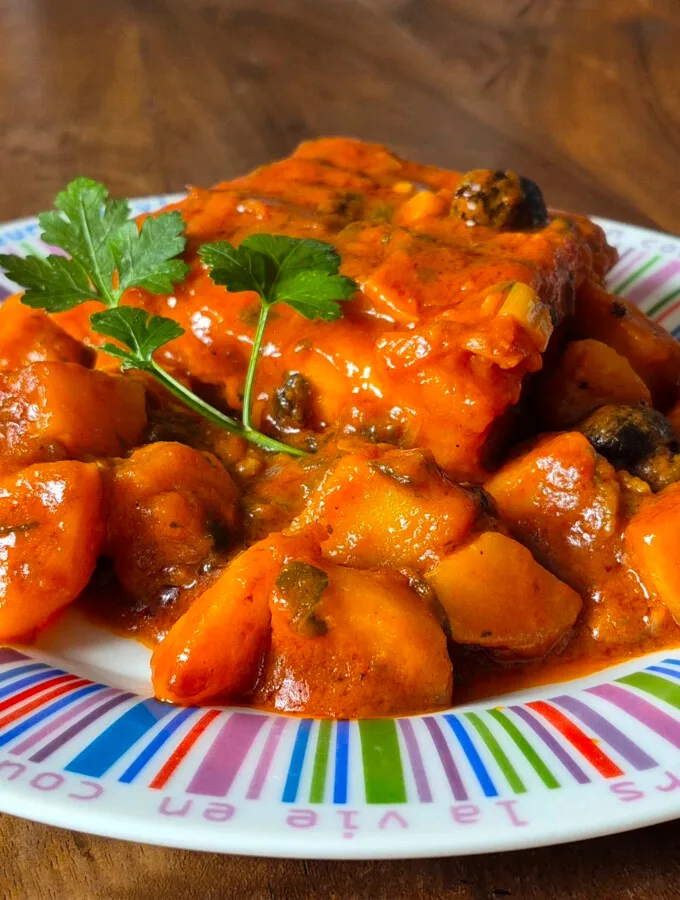 Fricot de morue à la Provençale
