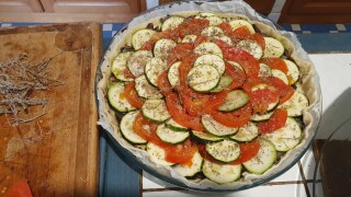 Tarte bayadère aux légumes d’été - Instruction 5