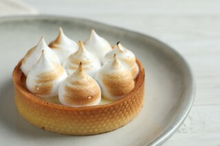 Tartelette citron meringuée moderne