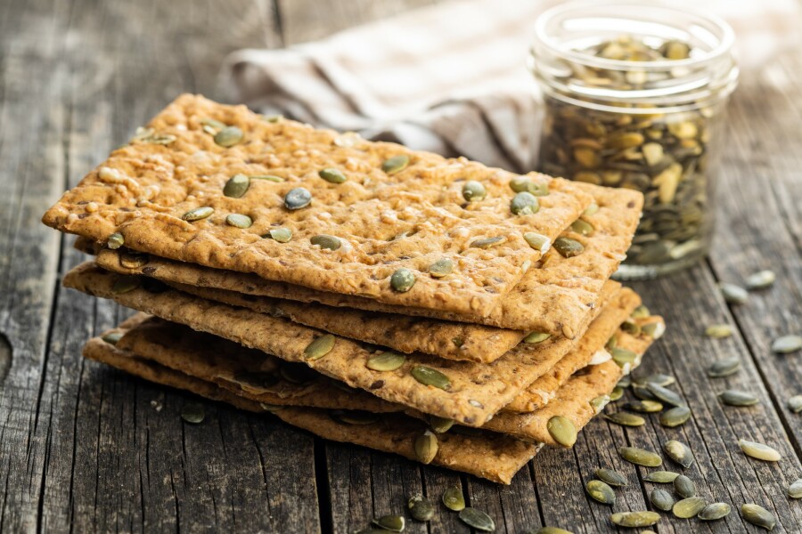 Crackers maison aux céréales