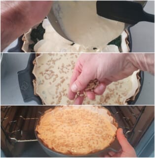 Tarte feuilletée chèvre épinards - Instruction 6