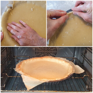 Tarte noix amandes chocolat - Instruction 0