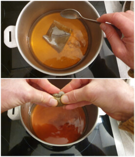 Soupe de céleri aux noisettes - Instruction 1