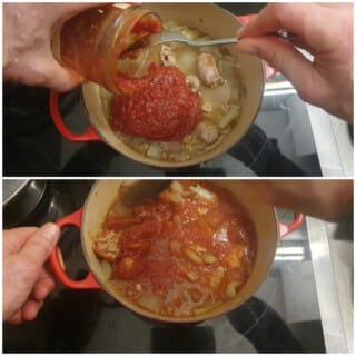 Ragoût de côtes de blettes, saucisse de Toulouse - Instruction 4