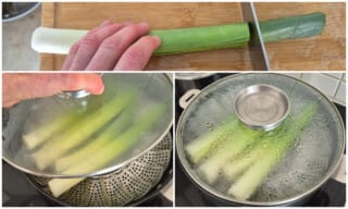 Mes poireaux vinaigrette faciles - Instruction 2