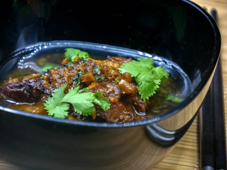 Poitrine de porc au caramel Poitrine de porc au caramel