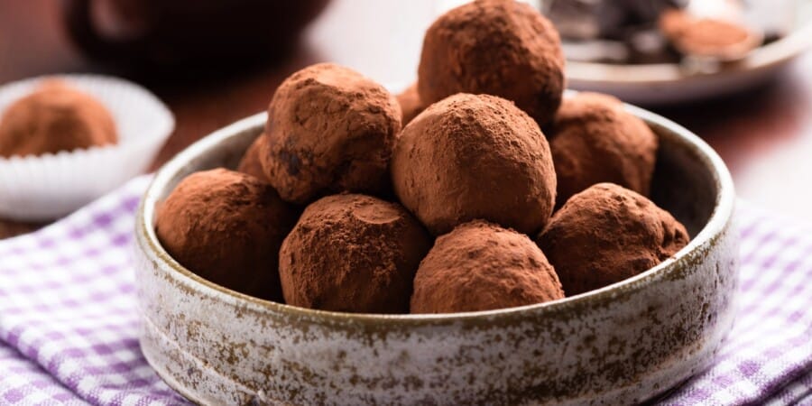 Truffes au chocolat de Michel Oliver
