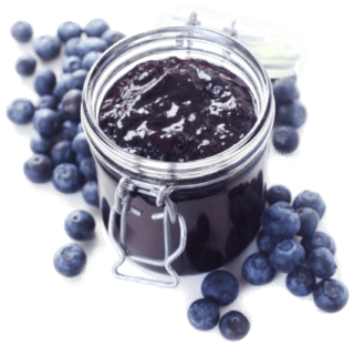 Image de confiture de myrtilles