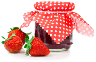 Image de confiture de fraises