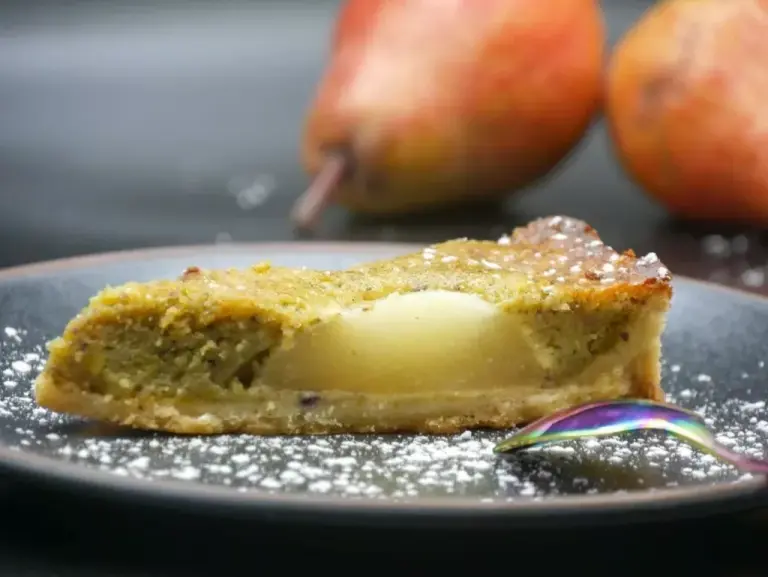 Tarte aux Poires et à la Pistache