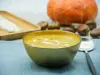 Velouté de potimarron, châtaignes, gorgonzola Velouté de potimarron, châtaignes, gorgonzola