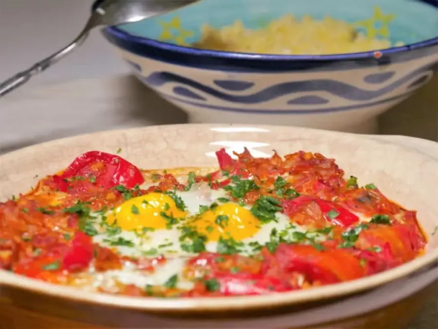 La Chakchouka traditionnelle au four La Chakchouka traditionnelle au four