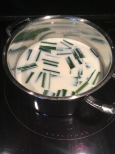 Riz au lait parfumé au pandan et à la fleur d’oranger