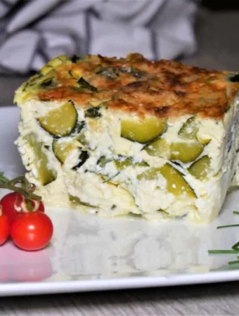 Flan de courgettes facile