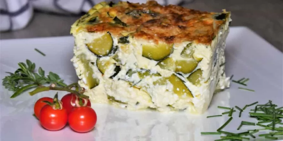 Flan de courgettes facile