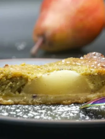 Tarte aux Poires et à la Pistache
