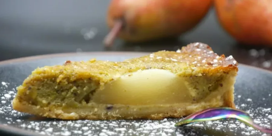 Tarte aux Poires et à la Pistache